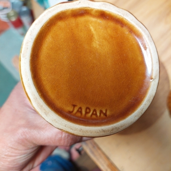 Vintage* Benjamin Franklin & Toby Brown Creamer and Sugar Colonial Set - Picture 5 of 8